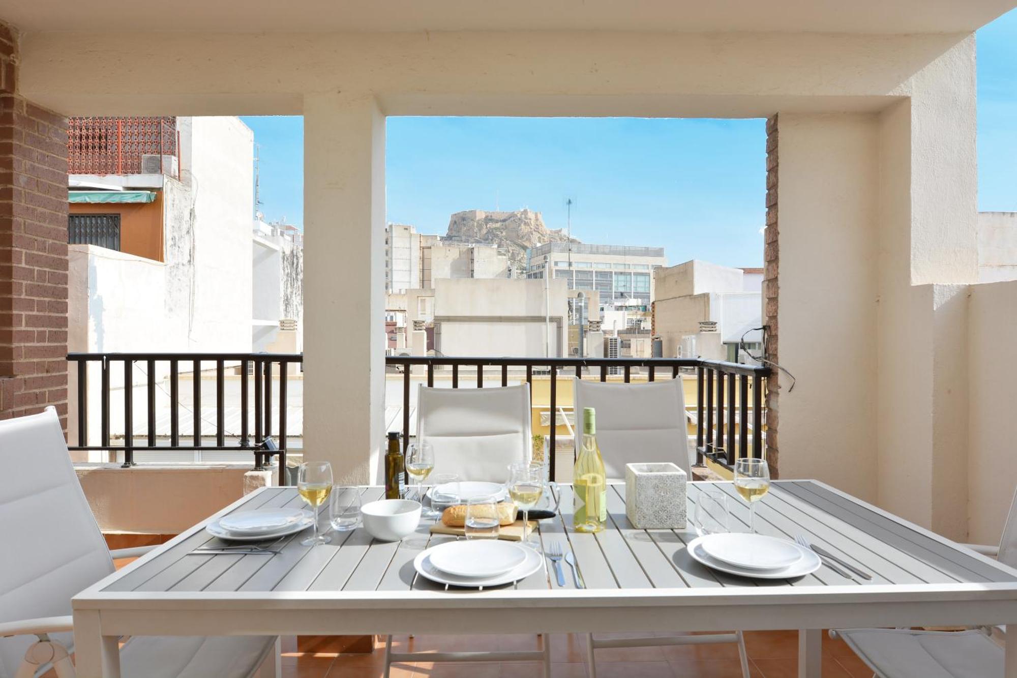 City Center Penthouse By Nras Alicante Bagian luar foto